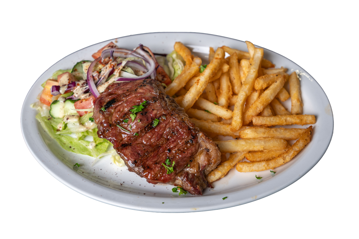 Mediterranean catering spread prepared by Freddy's for a Hamilton event