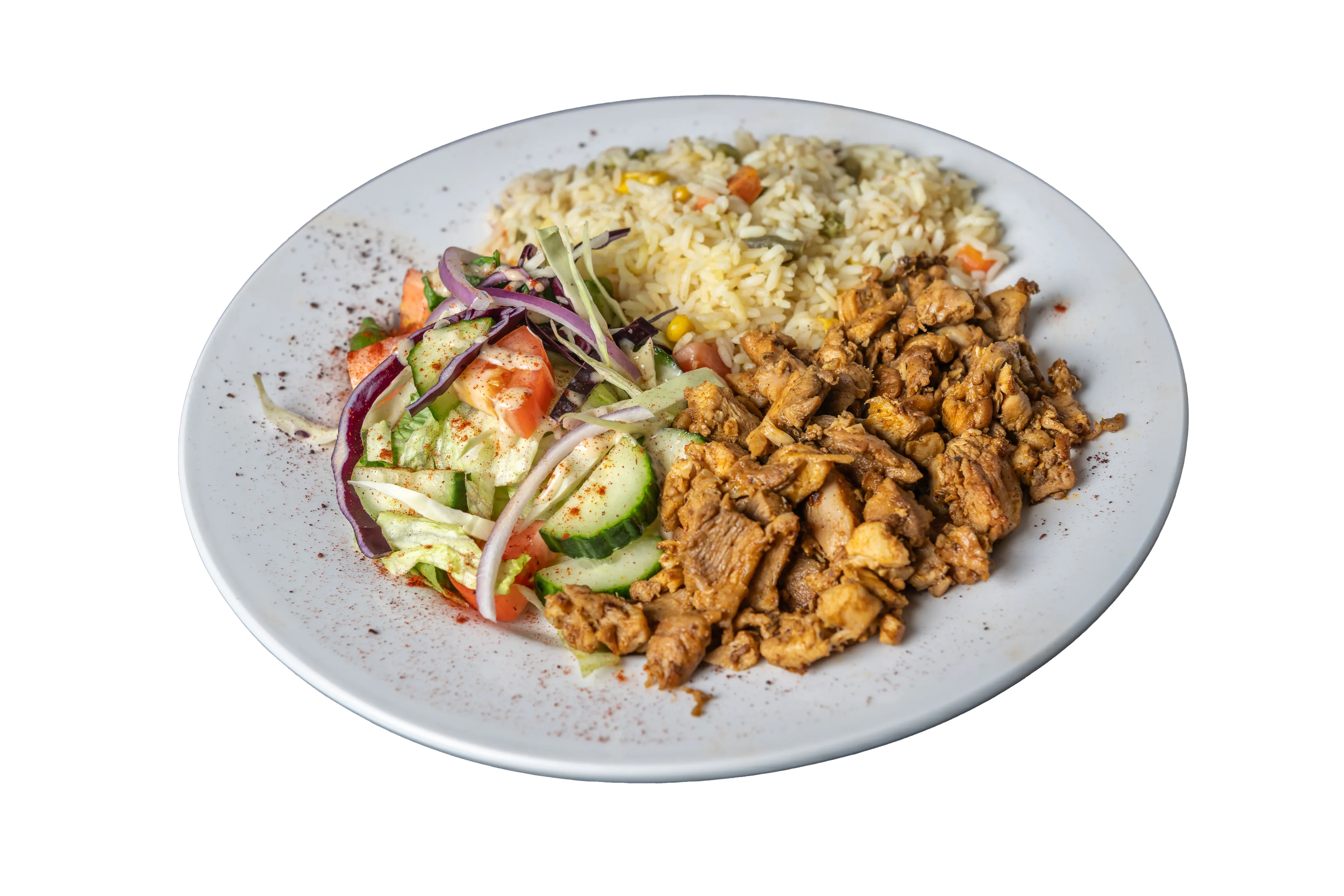 Chicken Shawarma with rice
